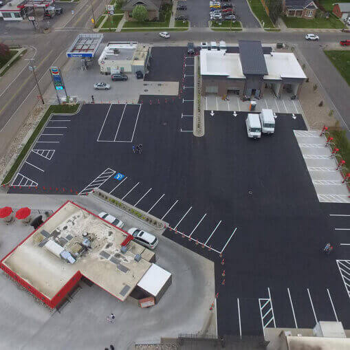 We server all industries that need asphalt! | Morgan Pavement